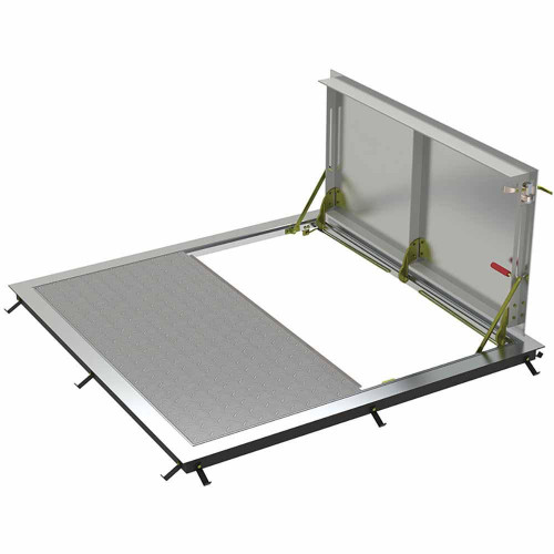 60 x 60 Aluminum Standard Double Leaf Non-Drainage Floor Door Best Access Doors Canada